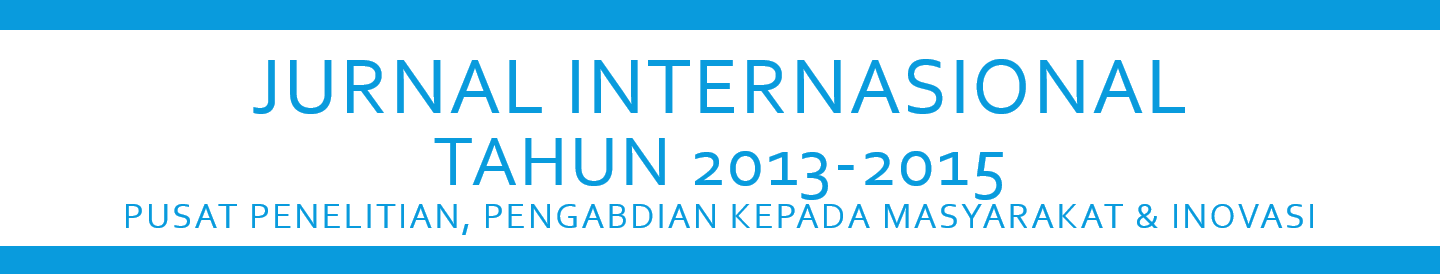 Jurnal Internasional Tahun 2013-2015